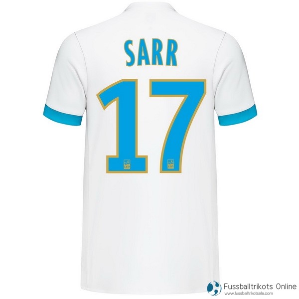 Marseille Trikot Heim Sarr 2017-18 Fussballtrikots Günstig